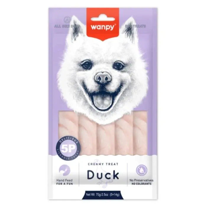 Wanpy Dog Creamy Lickable Duck 70g